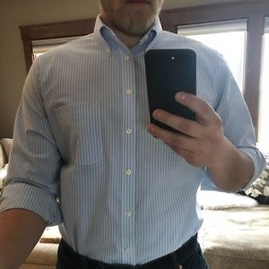 Blue Long sleeve Button Down